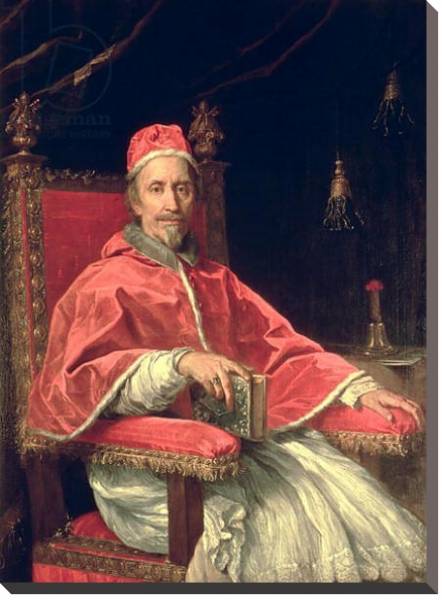 Постер Portrait of Pope Clement IX с типом исполнения На холсте без рамы
