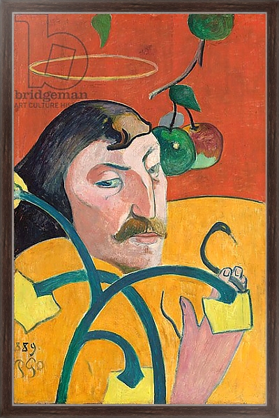 Постер Self-Portrait, 1889 с типом исполнения На холсте в раме в багетной раме 221-02