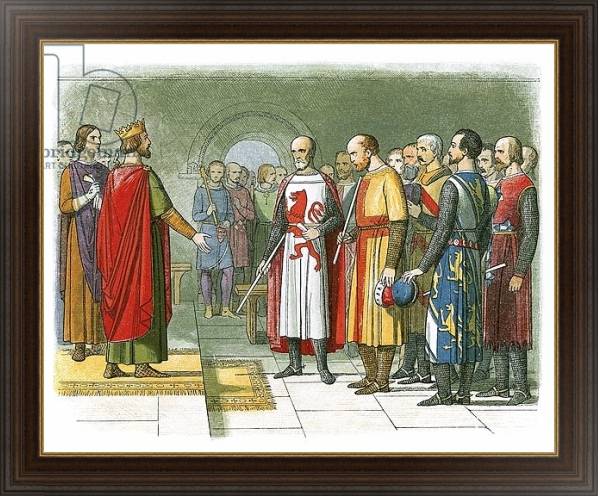 Постер King Henry III and his Parliament с типом исполнения На холсте в раме в багетной раме 1.023.151