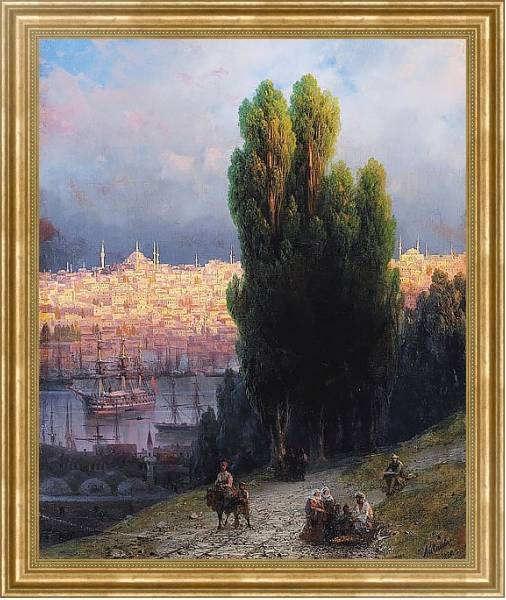 Постер Константинополь с типом исполнения На холсте в раме в багетной раме NA033.1.051