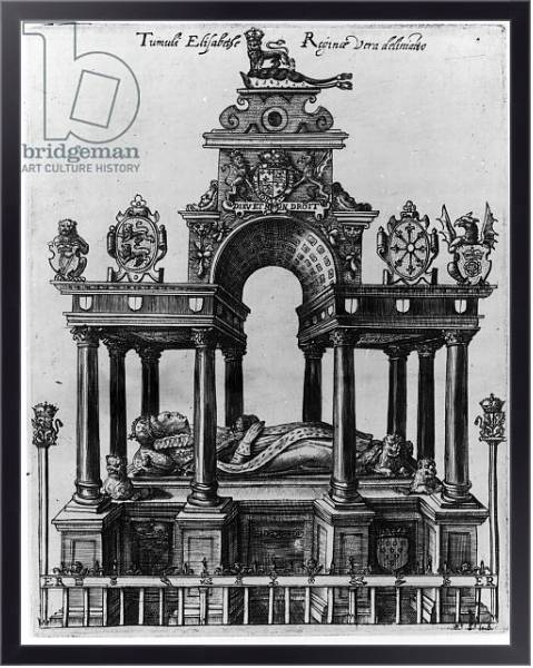 Постер The Tomb of Elizabeth I, 1620 с типом исполнения На холсте в раме в багетной раме 221-01