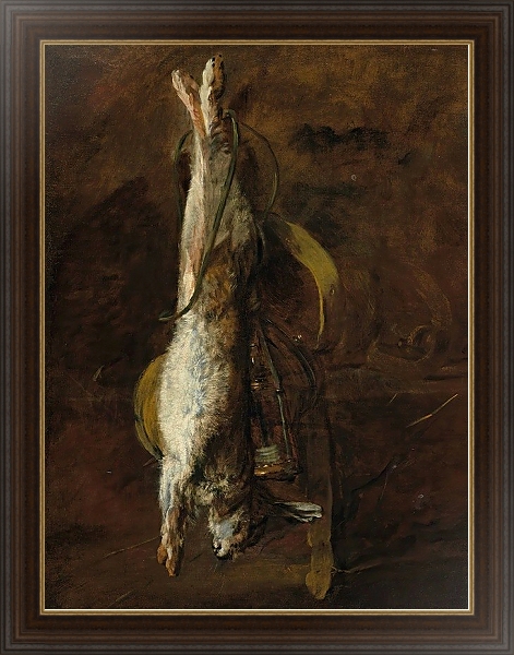 Постер A dead rabbit and a satchel с типом исполнения На холсте в раме в багетной раме 1.023.151