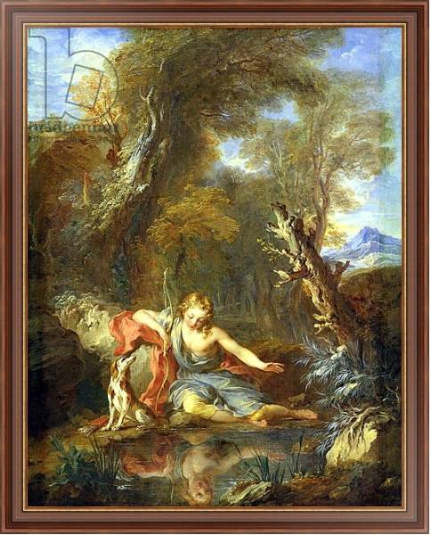 Постер Narcissus, 1728 с типом исполнения На холсте в раме в багетной раме 35-M719P-83