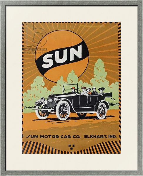 Постер Sun Magazine, 1916 с типом исполнения Под стеклом в багетной раме 1727.2510