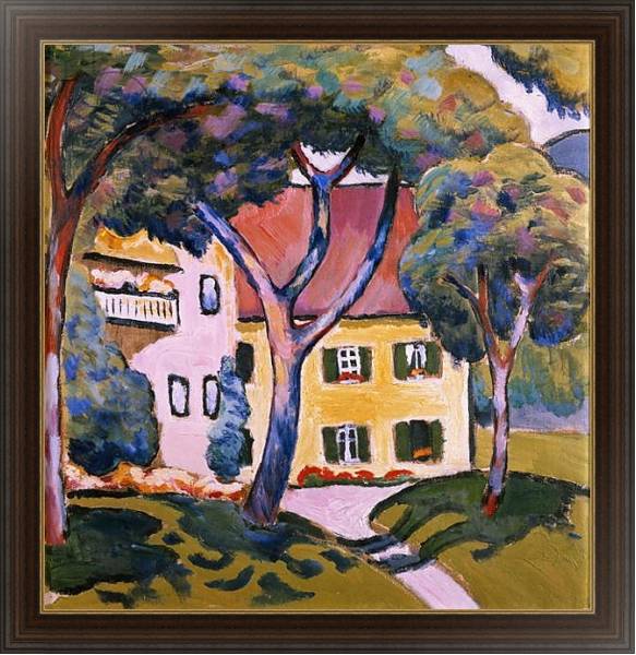 Постер House in a Landscape с типом исполнения На холсте в раме в багетной раме 1.023.151
