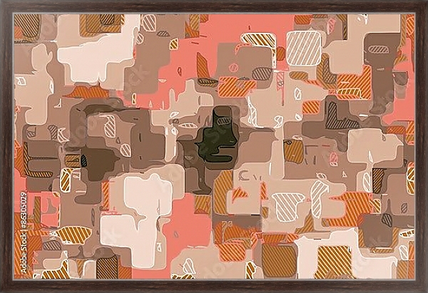 Постер Абстрактный фон 2 с типом исполнения На холсте в раме в багетной раме 221-02