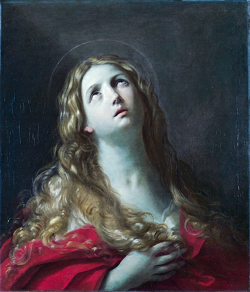 Постер Святая Мария Магдалена с типом исполнения На холсте без рамы