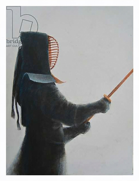 Постер Kendo Warrior с типом исполнения На холсте в раме в багетной раме 221-03