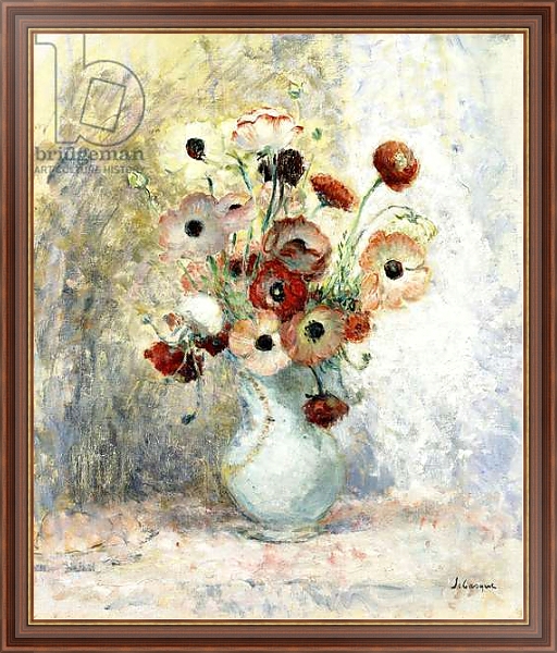 Постер Bouquet of Anemones, с типом исполнения На холсте в раме в багетной раме 35-M719P-83