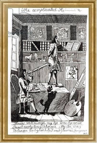 Постер The complicated Richardson, 1724 с типом исполнения На холсте в раме в багетной раме NA033.1.051