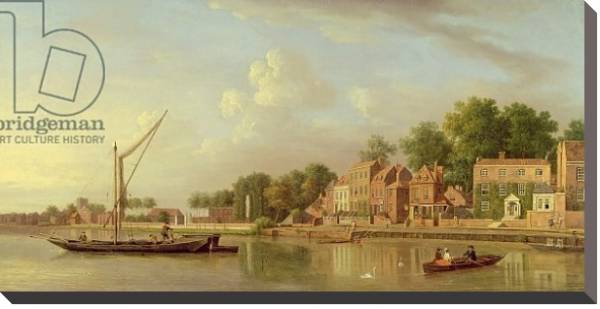 Постер The Thames at Twickenham, c.1760 с типом исполнения На холсте без рамы