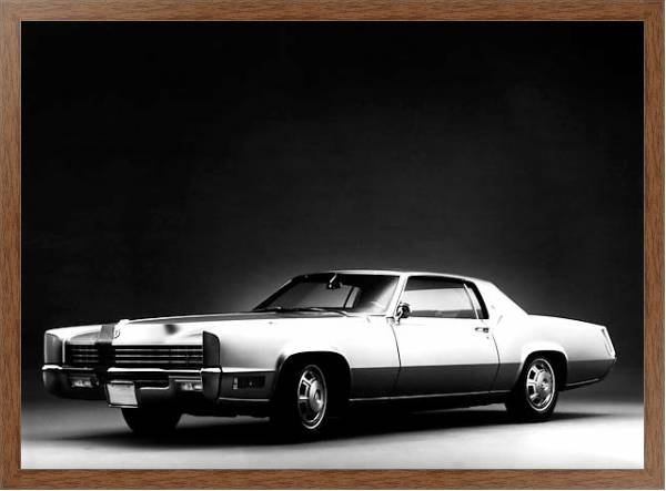 Постер Cadillac Fleetwood Eldorado '1968 с типом исполнения На холсте в раме в багетной раме 1727.4310