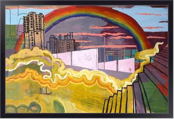 Постер Urban rainbow, 2016, с типом исполнения На холсте в раме в багетной раме 221-01