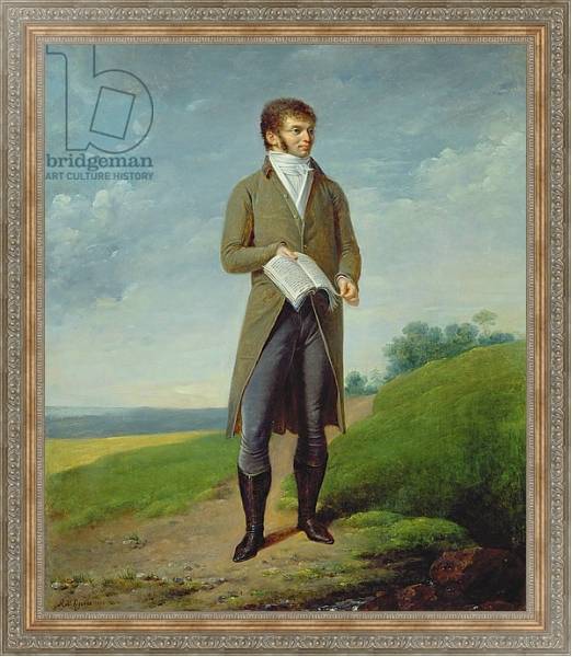 Постер Portrait of a man с типом исполнения На холсте в раме в багетной раме 484.M48.310