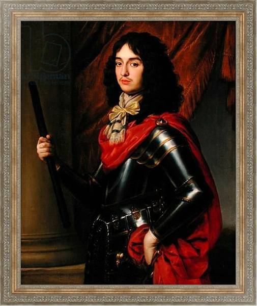 Постер Portrait of Prince Edward of the Palatinate in Armour с типом исполнения На холсте в раме в багетной раме 484.M48.310
