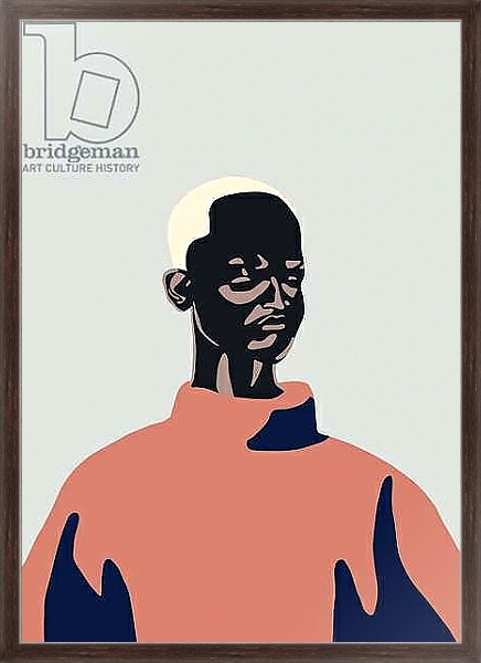 Постер Untitled Portrait, 2016 1 с типом исполнения На холсте в раме в багетной раме 221-02