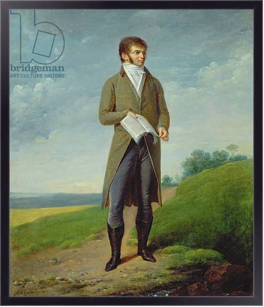 Постер Portrait of a man с типом исполнения На холсте в раме в багетной раме 221-01