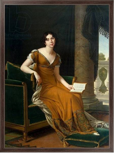 Постер Portrait of Yelizaveta Demidova, c.1805 с типом исполнения На холсте в раме в багетной раме 221-02
