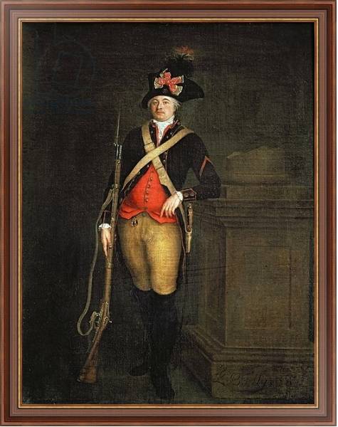 Постер Portrait of Louis-Philippe-Joseph d'Orleans с типом исполнения На холсте в раме в багетной раме 35-M719P-83