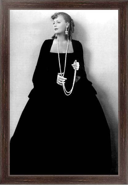 Постер Garbo, Greta (Romance) 2 с типом исполнения На холсте в раме в багетной раме 221-02