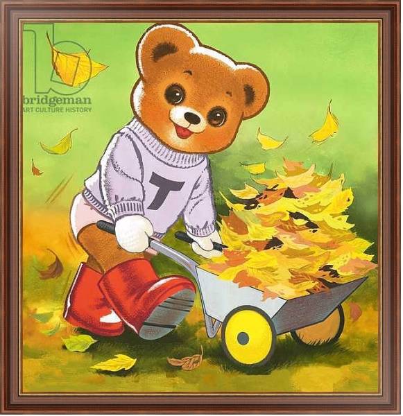 Постер Teddy Bear 257 с типом исполнения На холсте в раме в багетной раме 35-M719P-83