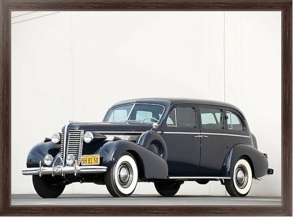Постер Buick Limited Limousine '1938 с типом исполнения На холсте в раме в багетной раме 221-02