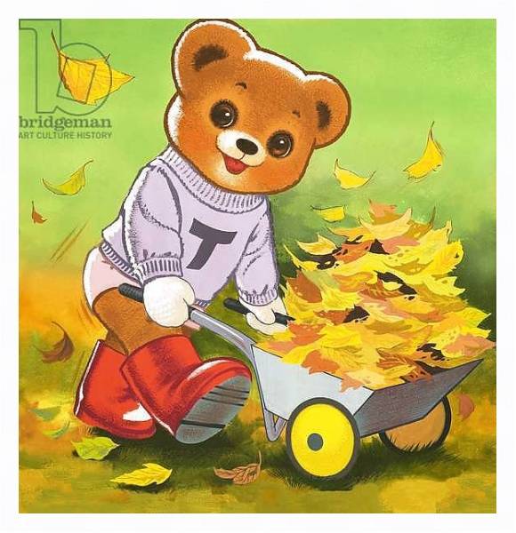 Постер Teddy Bear 257 с типом исполнения На холсте в раме в багетной раме 221-03