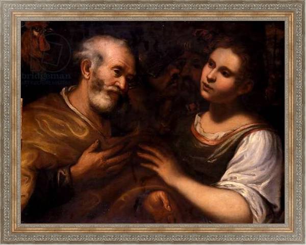 Постер St. Peter and Mary Magdalene, c.1600 с типом исполнения На холсте в раме в багетной раме 484.M48.310