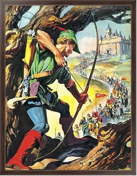Постер Robin Hood 6 с типом исполнения На холсте в раме в багетной раме 221-02