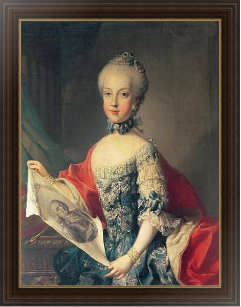 Постер Archduchess Maria Carolina с типом исполнения На холсте в раме в багетной раме 1.023.151