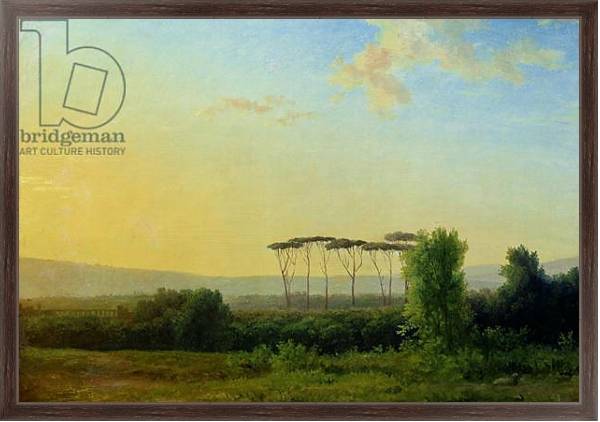 Постер Roman Countryside с типом исполнения На холсте в раме в багетной раме 221-02