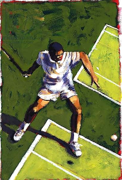 Постер Tennis Player, 2009 с типом исполнения На холсте без рамы