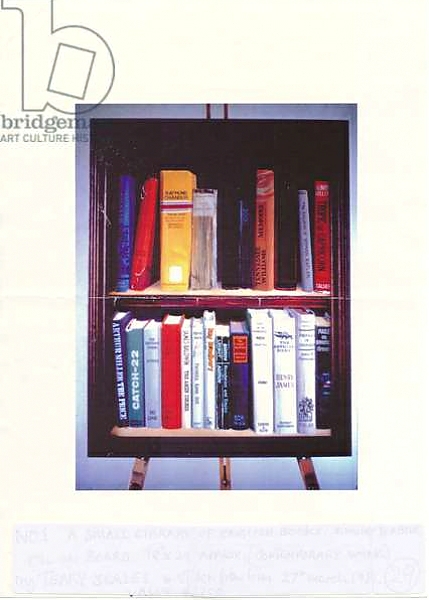 Постер Small American Library, 1985 с типом исполнения На холсте без рамы