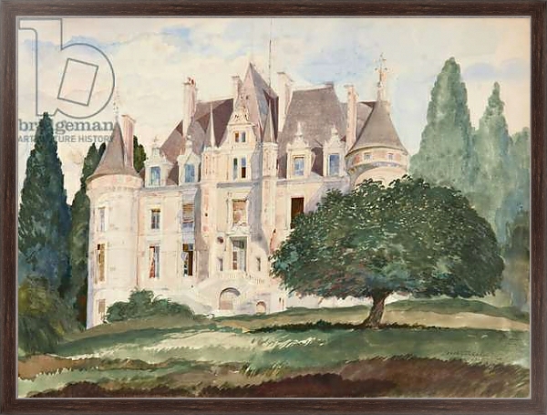 Постер Chateau de la Roche Bagnoles, Normandy, 1935 с типом исполнения На холсте в раме в багетной раме 221-02