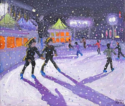 Постер Макара Эндрю (совр) Night skaters,Derby,2014 Постер Макара Эндрю (совр) Night skaters,Derby,2014