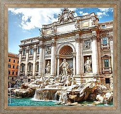 Постер Рим, фонтан Треви