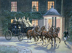 Постер Баттеруорф Нинетта (совр) Coaching at Hurlingham, 1936 Постер Баттеруорф Нинетта (совр) Coaching at Hurlingham, 1936