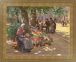 Постер Блэклок Уильям The Flower Seller, 1912 Постер Блэклок Уильям The Flower Seller, 1912