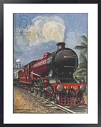 Постер Уэй Роберт Барнард Great Indian Peninsular Railway, Viceregal Train leaving Bombay