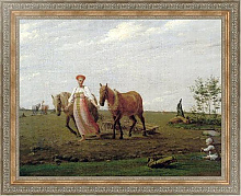 Постер Венецианов Алексей На пашне. Весна. Середина 1820-х Постер Венецианов Алексей На пашне. Весна. Середина 1820-х