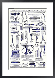 Хирургические инструменты, литография, ок.190