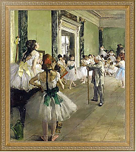 Постер Дега Эдгар (Edgar Degas) Танцевальный класс 2 Постер Дега Эдгар (Edgar Degas) Танцевальный класс 2