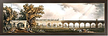 Постер Школа: Английская 19в. London to Greenwich Railroad showing the viaduct, engineered by George Landman Постер Школа: Английская 19в. London to Greenwich Railroad showing the viaduct, engineered by George Landman