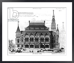 Постер Design for the Moscow City Duma, 1876
