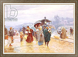 Постер Касаткин Николай The Train has arrived, 1894 Постер Касаткин Николай The Train has arrived, 1894