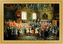 Постер Ланкре Никола Bed of Justice Held in the Parliament at the Majority of Louis XV, 22nd February 1723 Постер Ланкре Никола Bed of Justice Held in the Parliament at the Majority of Louis XV, 22nd February 1723