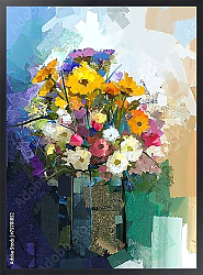 Постер Букет цветов в вазе 3
