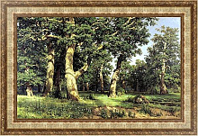 Постер Шишкин Иван Дубовая роща. 1887 Постер Шишкин Иван Дубовая роща. 1887