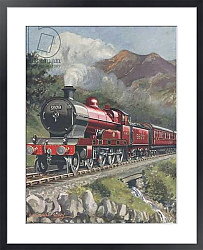 Постер Уэй Роберт Барнард London Midland and Scottish Railway, Scotch Express climbing to Shap Summit, Locomotive 5979 