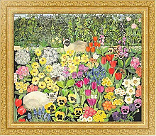 Постер Джонс Хилари (совр) Spring Cats Постер Джонс Хилари (совр) Spring Cats
